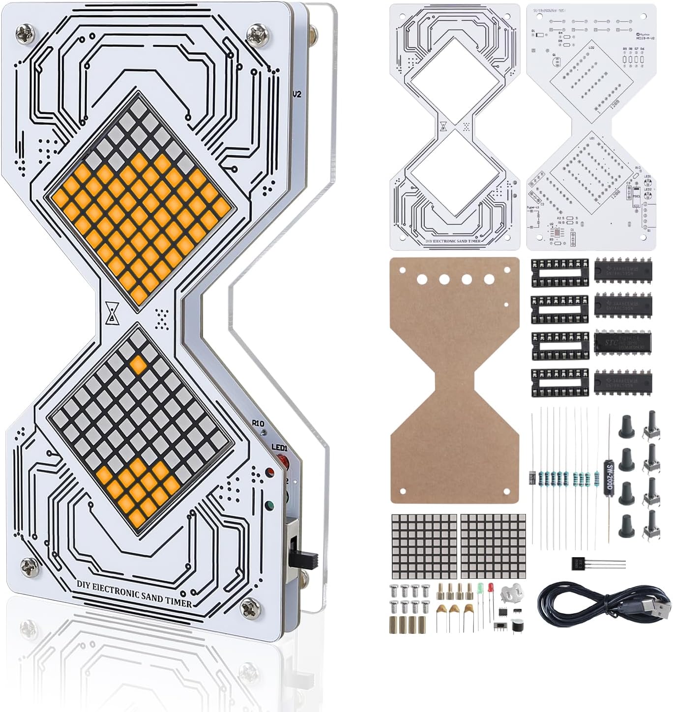 Diy Electronics Projects For Adults - DIY Elektronische Zandloper Soldeerkit LED Zandloper