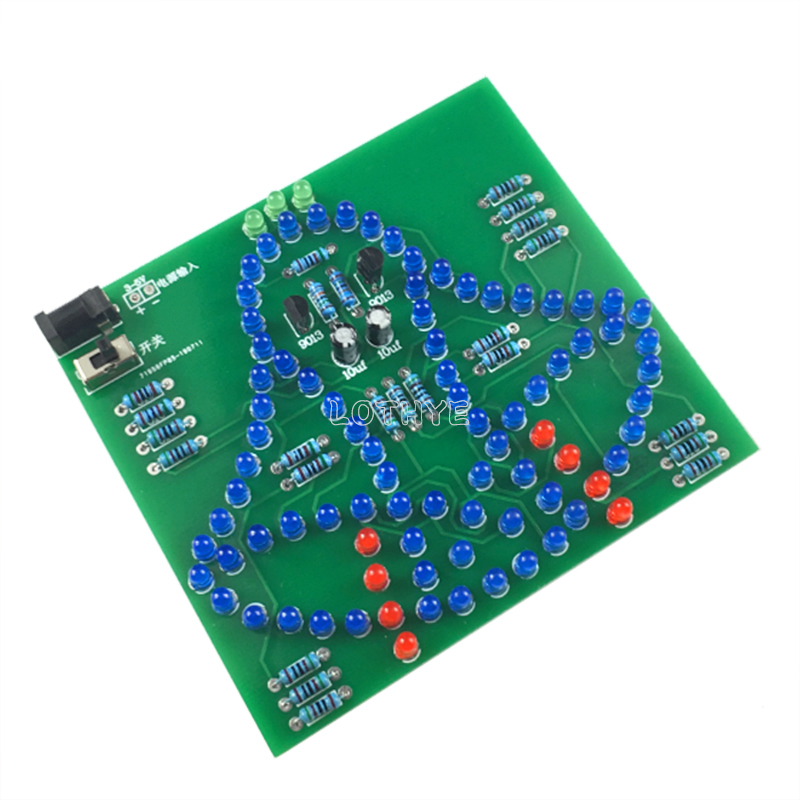 Diy Analog Electronics - DC 3-5V DIY LED Swing Windgong