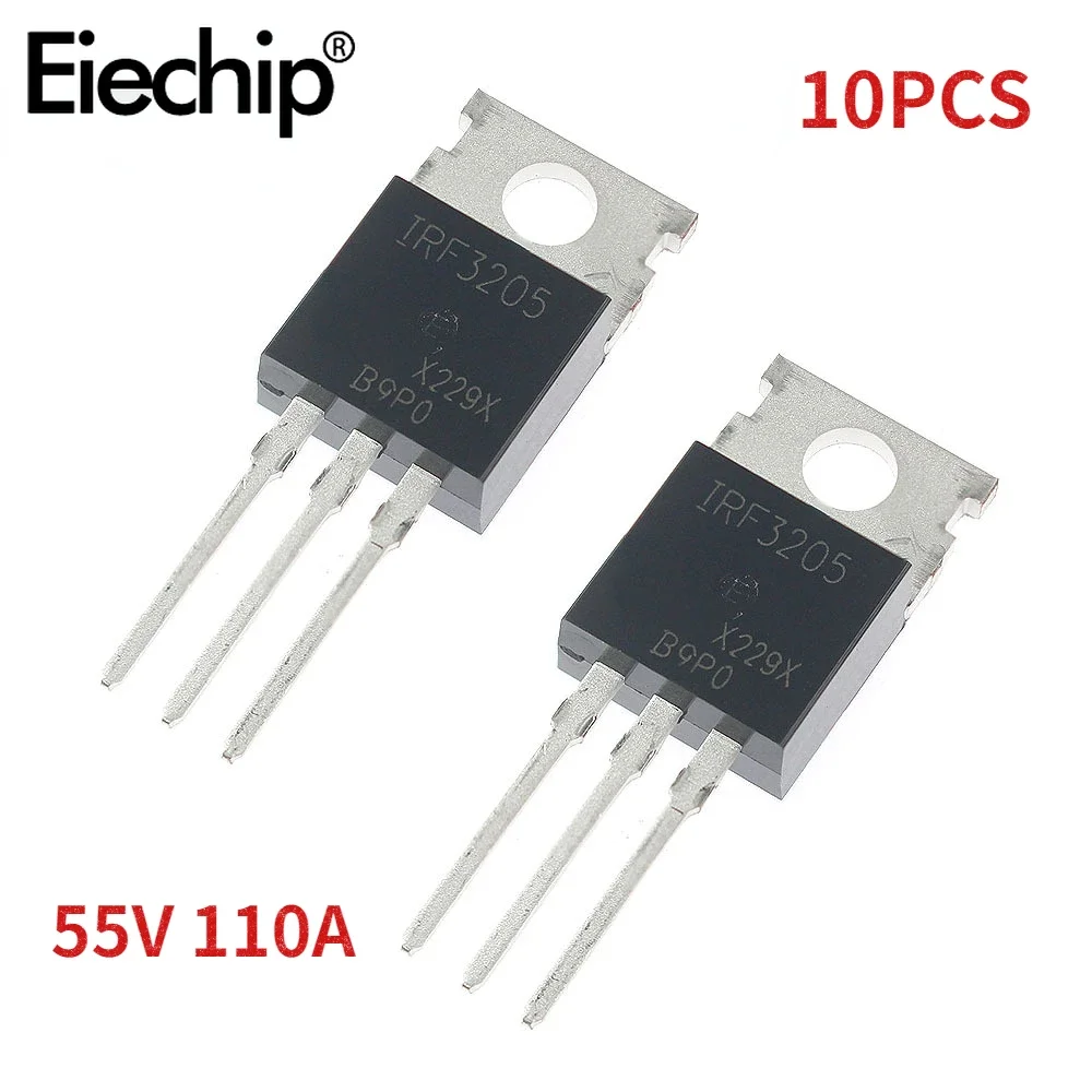 Mosfet Transistor Set - 10 STKS IRF3205 Transistor IRF3205PBF 3205