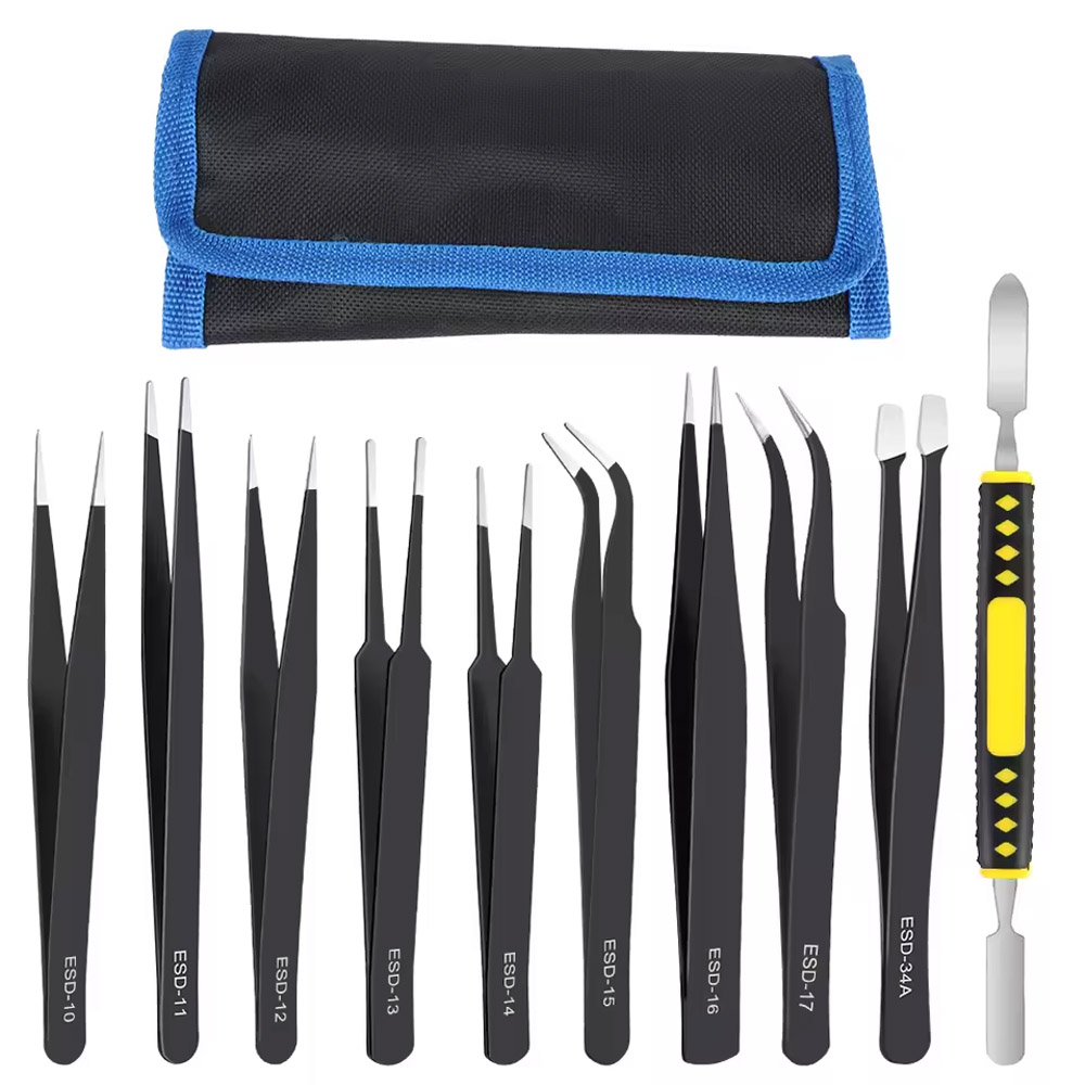 Diy Electronics Repair - 10 stks/set Precisie Antistatische Gebogen &