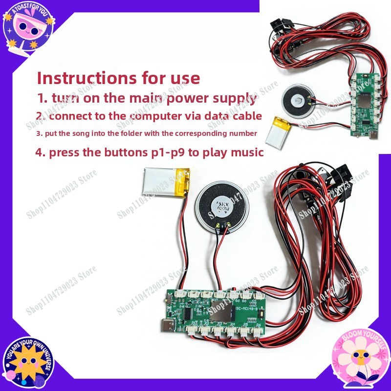 Diy Electronics To Sell - Fabrikant's populaire muziekmuurmodule groep DIY-kit elektronische