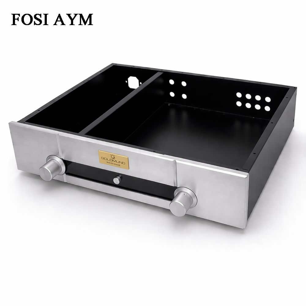 Diy Analog Electronics - FOSI AYM 430x340x95mm Aluminium Behuizing Goldmund