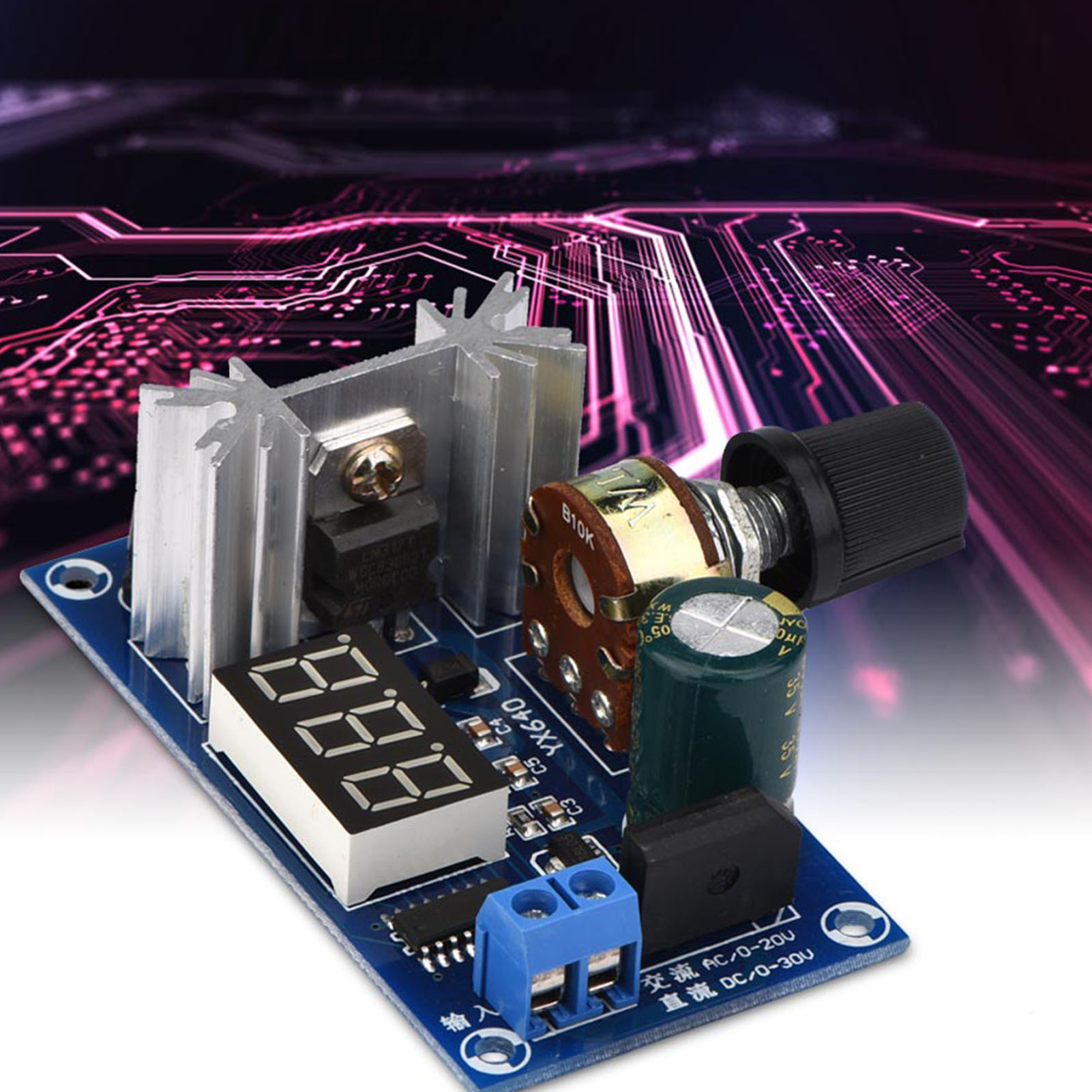 Lm317 Voltage Regulator - LM317 Power Regulator LM317 Verstelbare spanningsregelaar