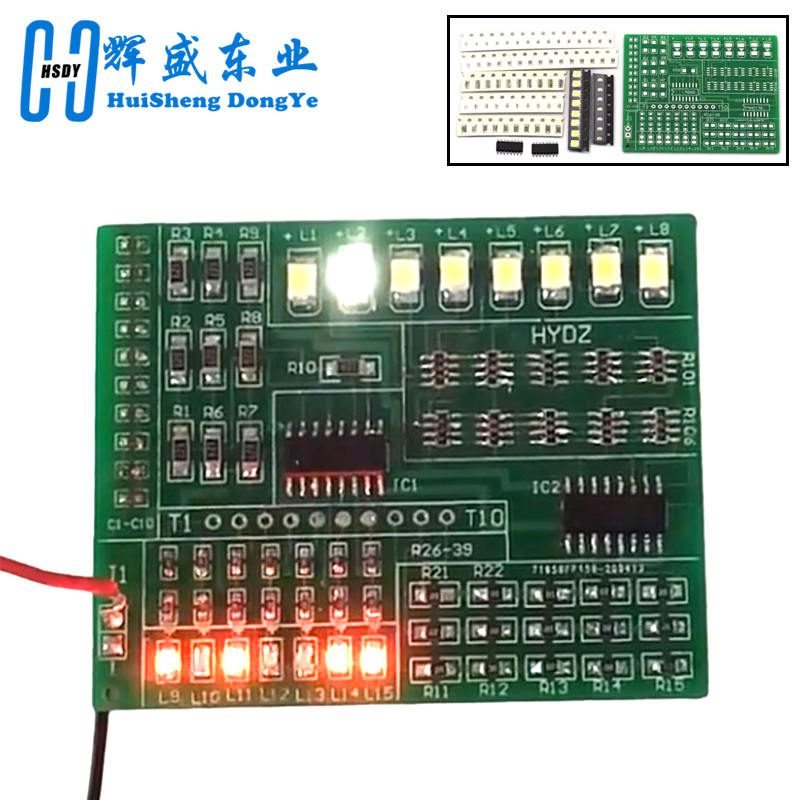 Diy Electronics Workbench - DIY elektronische kit 1801SMT SMD-component Soldeerproject