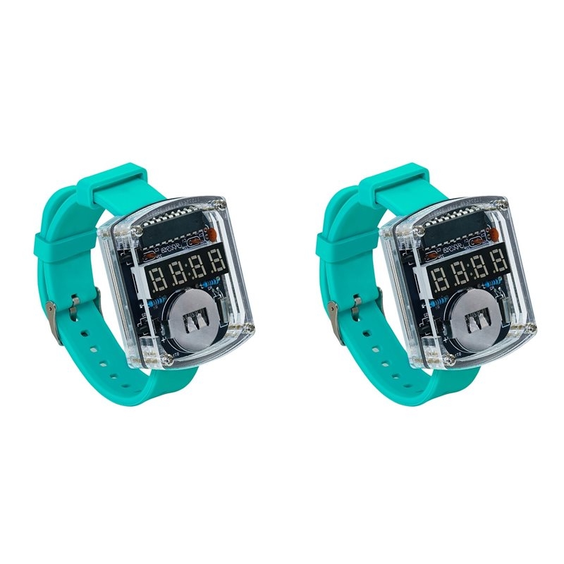 Diy Electronics Youtube - 2X DIY Horloge LED Horloge Elektronische