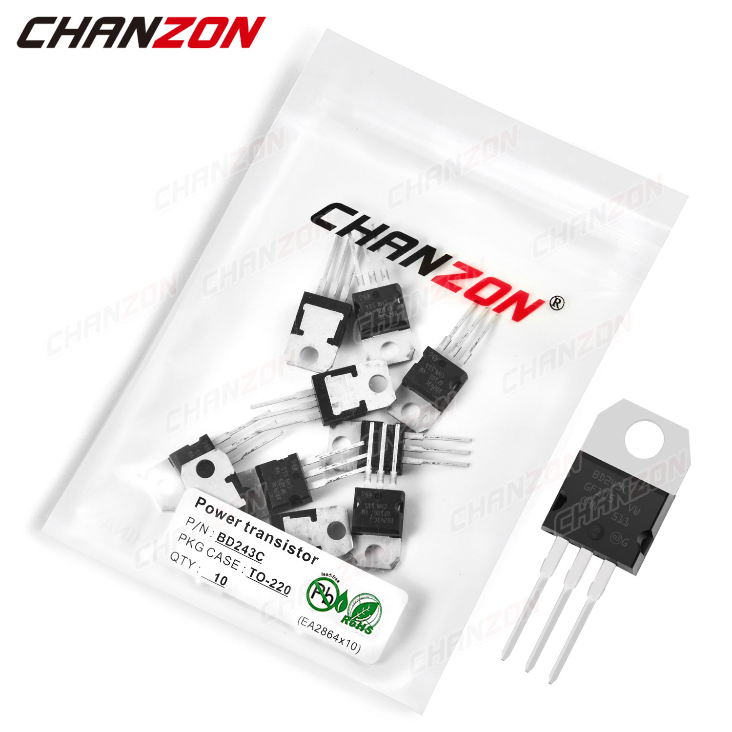 Diy Electronics Youtube - 10Pcs BD243C Om-220 BD243 Power Transistor