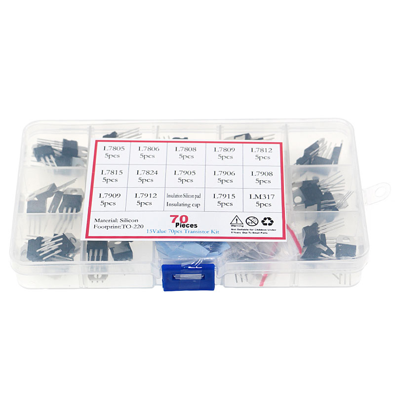 Lm317 Voltage Regulator - 70 Stuks 14 Spanningsregelaar Waarden Transistorkit