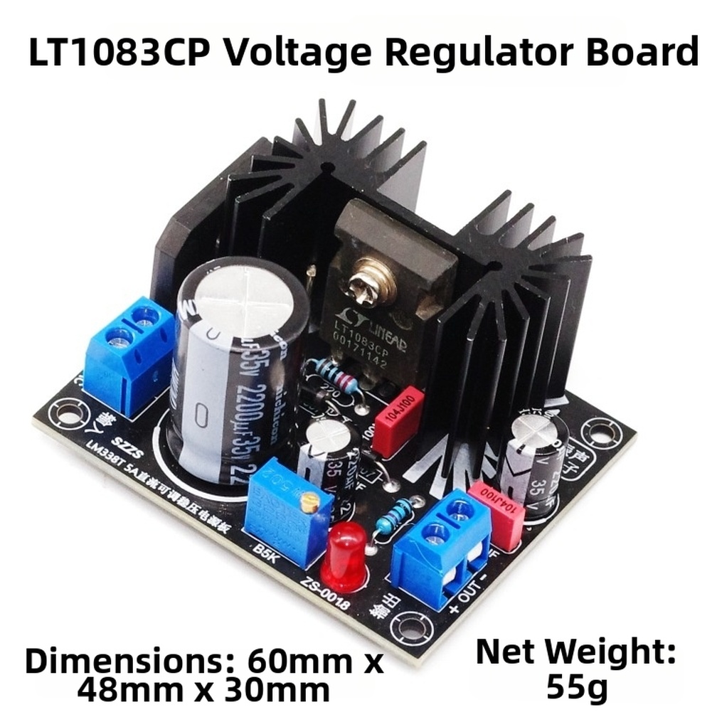 Lm317 Voltage Regulator - Verstelbare DC lineaire geregelde voedingskaart met
