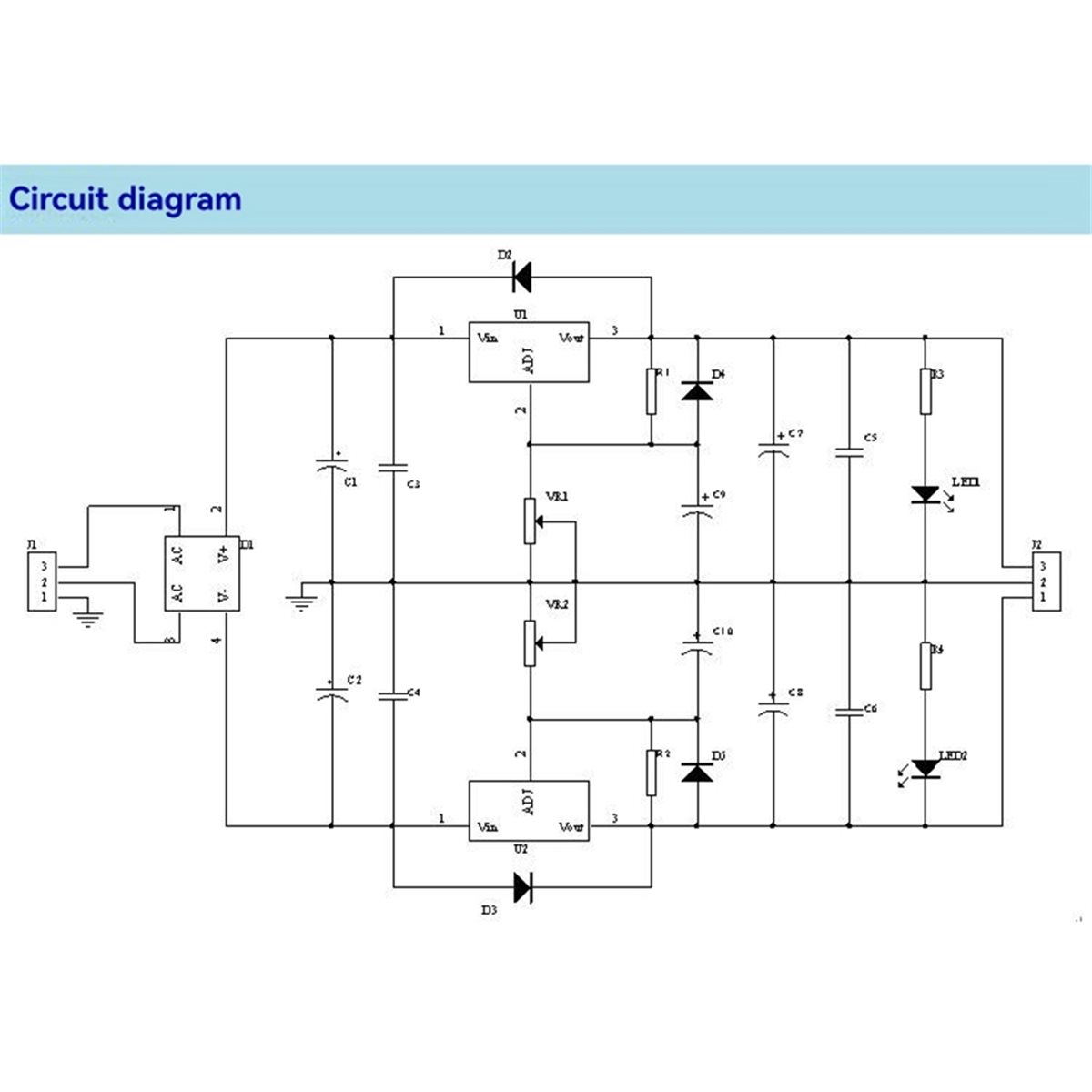 Lm317 Voltage Regulator - A49T LM317 LM337 Positieve en negatieve