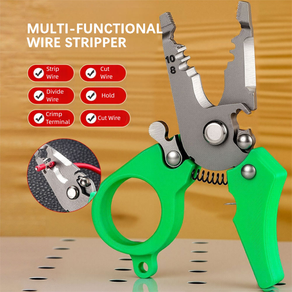 Wire Stripper Cutter - 12 in 1 Mini Multi Tool