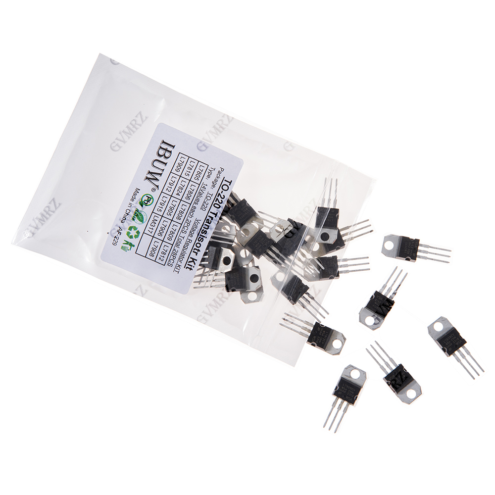 28PCS L7805 14 waarden TO-220  - Lm317 Voltage Regulator recensie en prijs