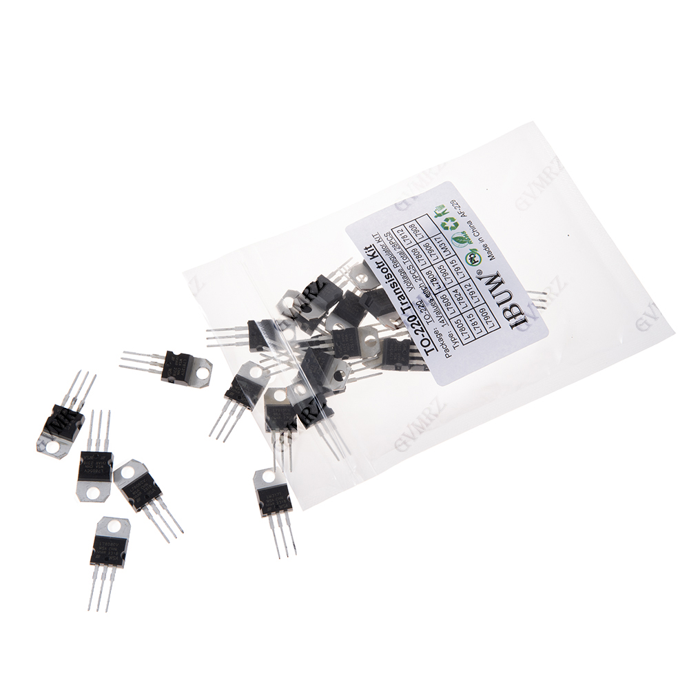 28PCS L7805 14 waarden TO-220  - Lm317 Voltage Regulator recensie en prijs