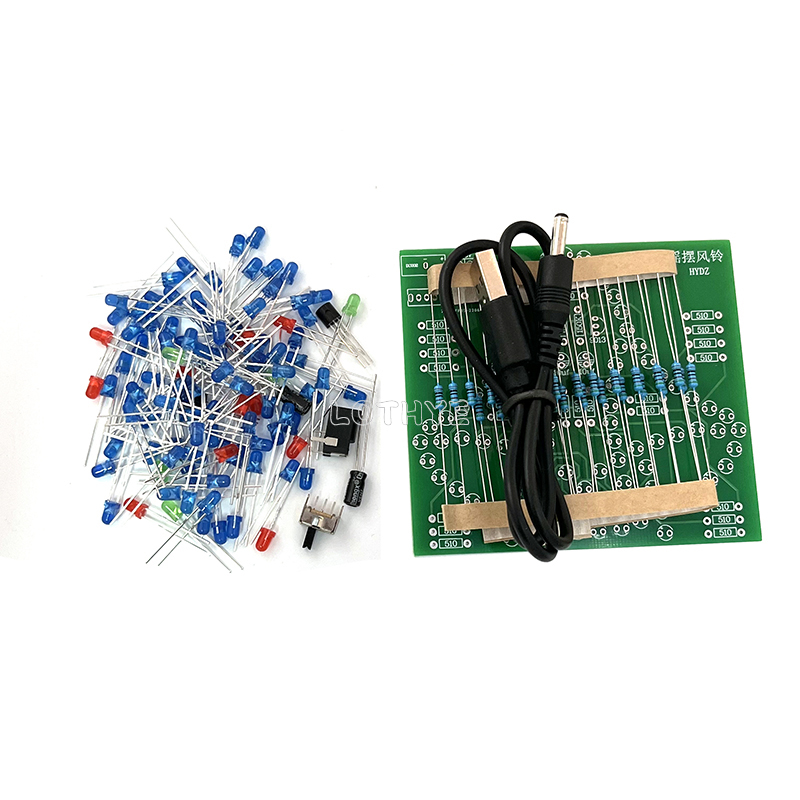 DC 3-5V DIY LED Swing Windgong - Diy Analog Electronics recensie en prijs