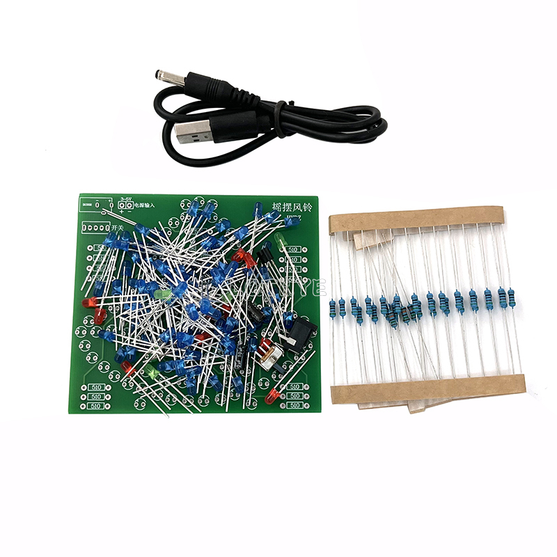 DC 3-5V DIY LED Swing Windgong - Diy Analog Electronics recensie en prijs