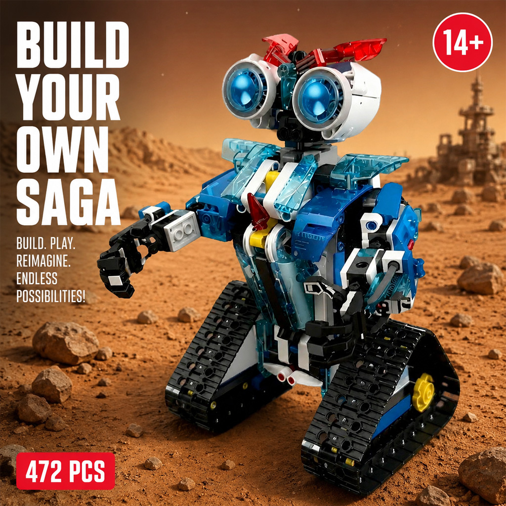 476PCS Mini Robot Bouwsteenset - Diy Electronics India recensie en prijs