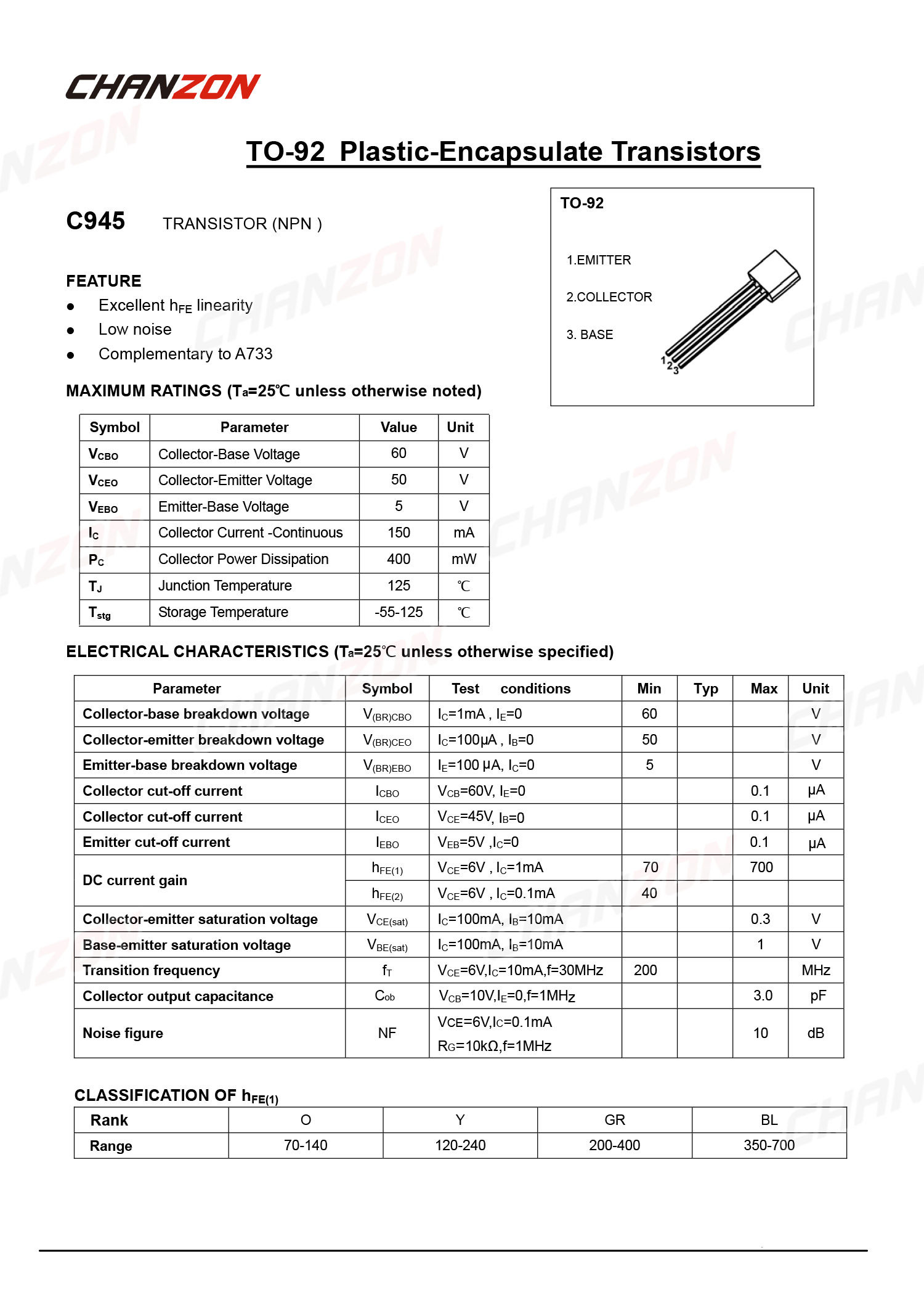 100Pcs 2SC945 To-92 Npn Transi - Diy Electronics Youtube recensie en prijs