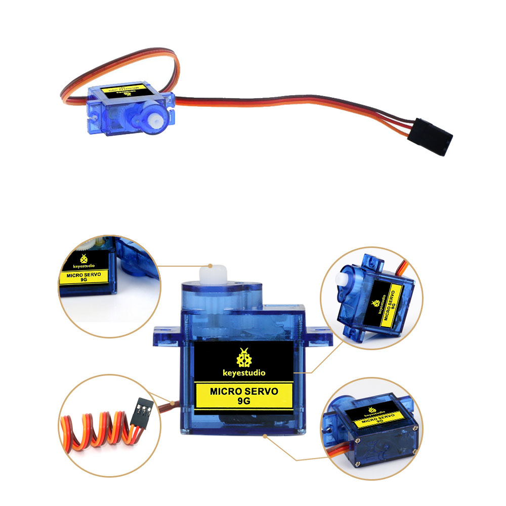 3 STKS Keyestudio MINI SG90 9G - Servo Motor Sg90 recensie en prijs