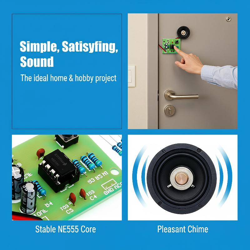 NE555 Deurbel DIY Soldeer Oefe - Diy Home Electronics recensie en prijs