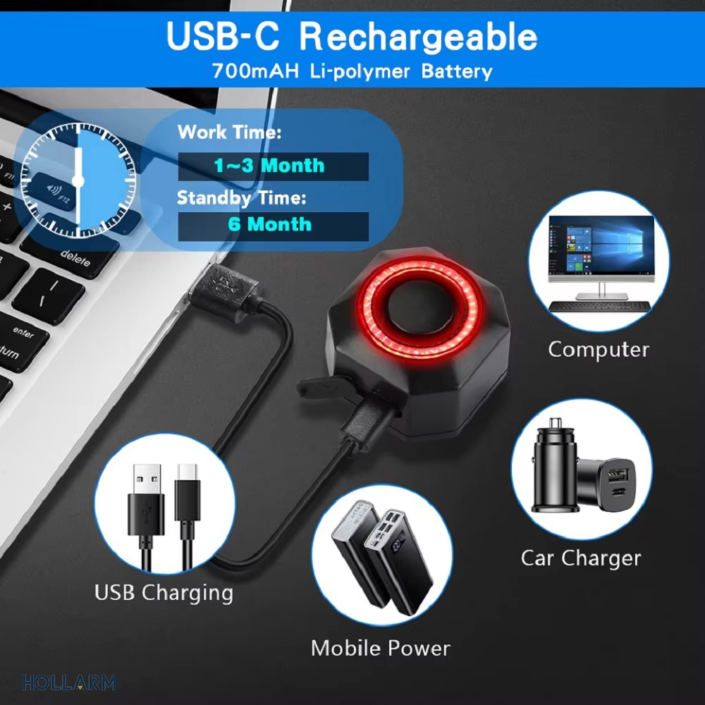 Hollarm Smart Bike Achterlicht - Diy Home Electronics recensie en prijs
