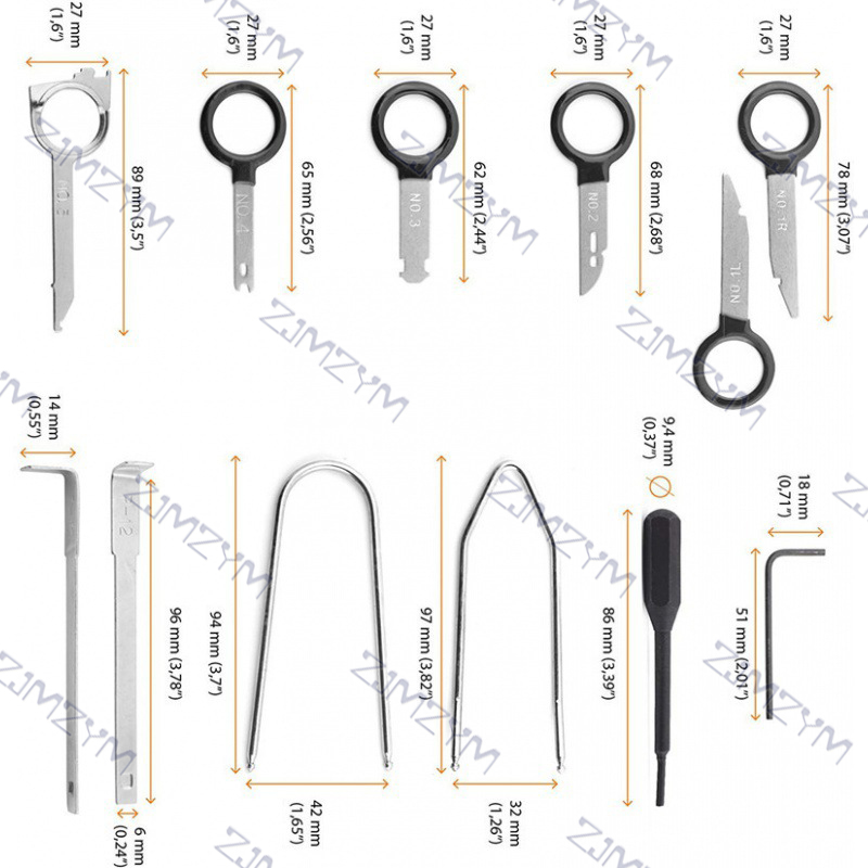 20 stks/set Radio Removal Tool - Diy Electronics Radio recensie en prijs