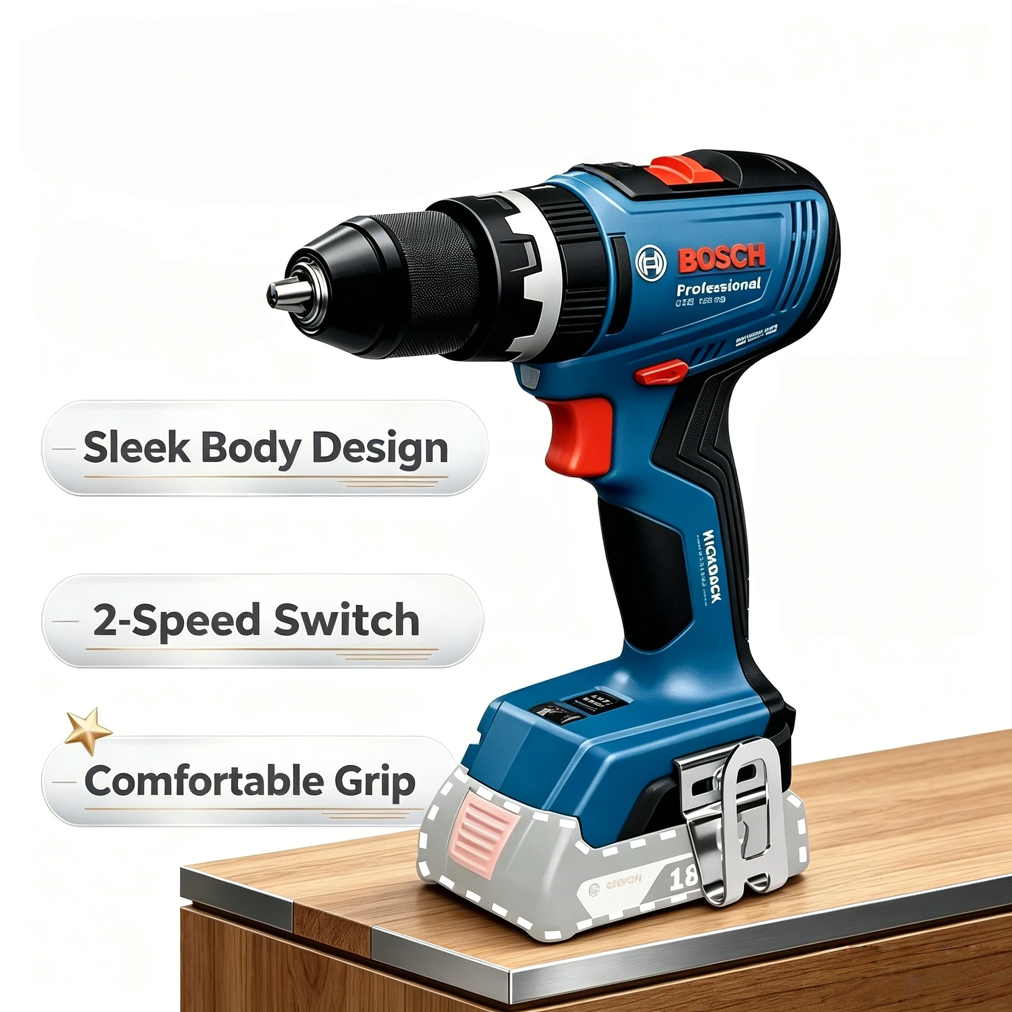 Compacte Bosch GSR 18V-65, GSB - Bosch Drill Gsb 18V recensie en prijs