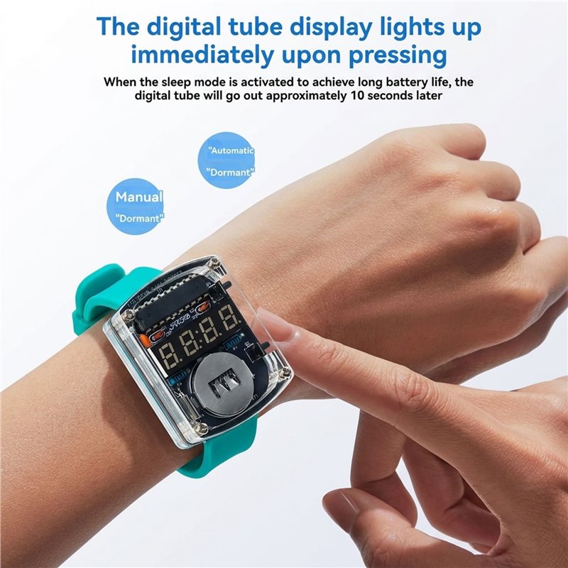 2X DIY Horloge LED Horloge Ele - Diy Electronics Youtube recensie en prijs
