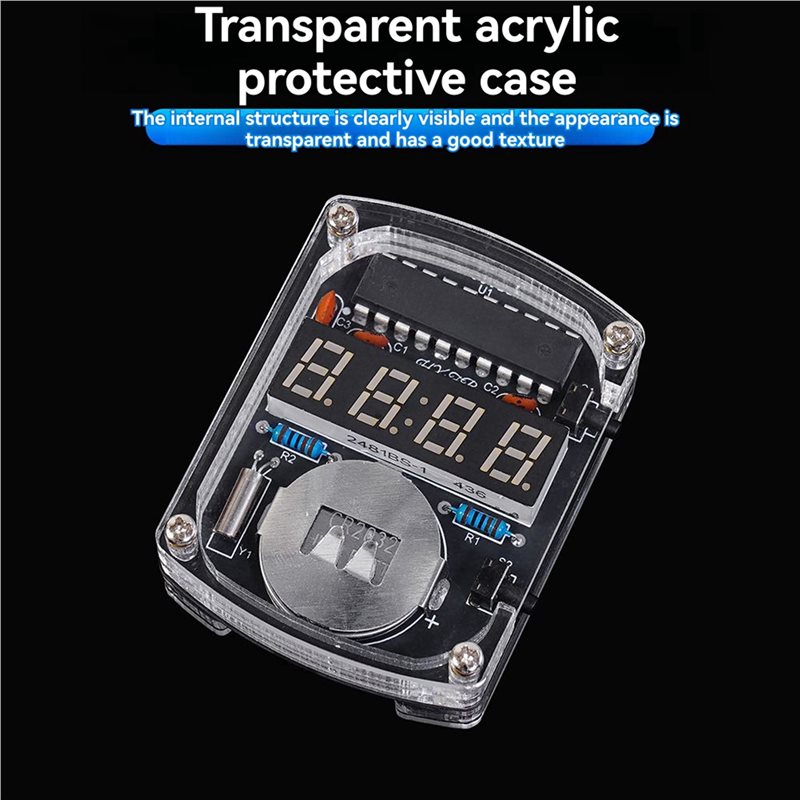 2X DIY Horloge LED Horloge Ele - Diy Electronics Youtube recensie en prijs