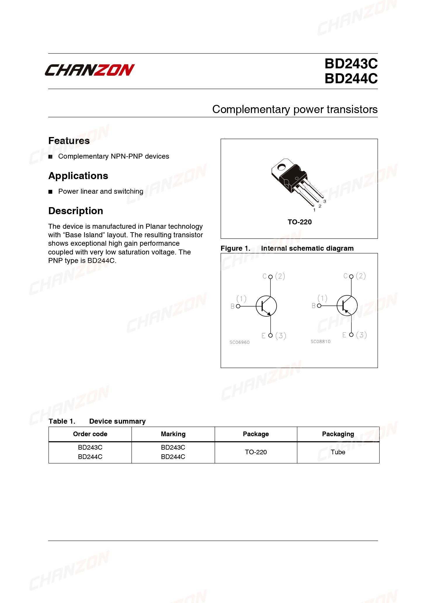 10Pcs BD243C Om-220 BD243 Powe - Diy Electronics Youtube recensie en prijs
