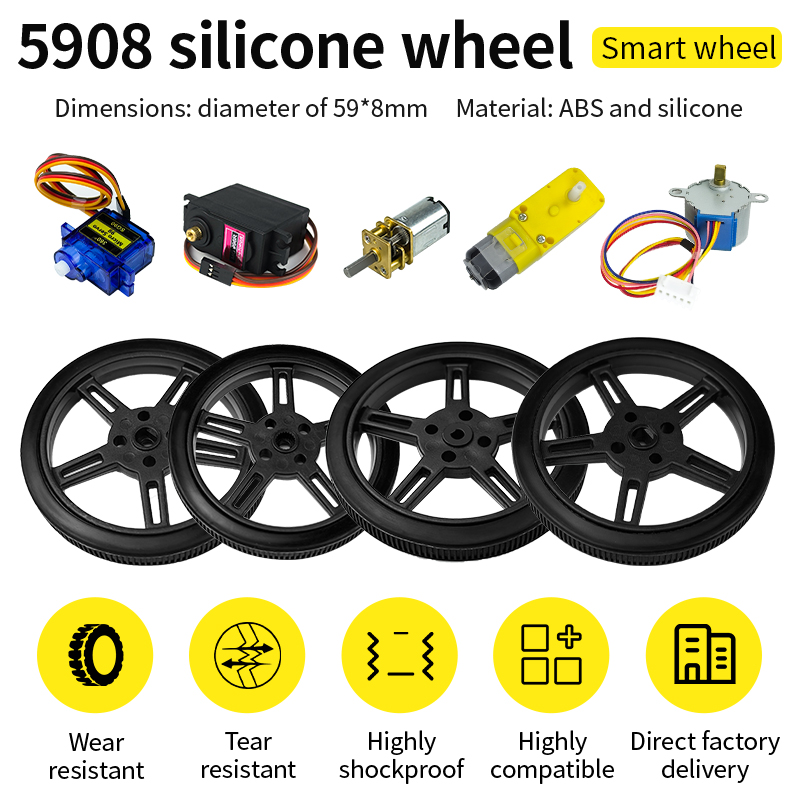 5908 Siliconen Wiel 360-graden - Servo Motor Sg90 recensie en prijs