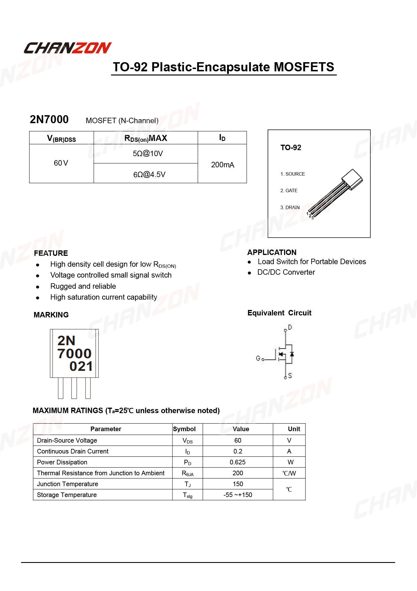 100Pcs 2N7000 Om-92 N-Kanaals  - Diy Electronics Youtube recensie en prijs