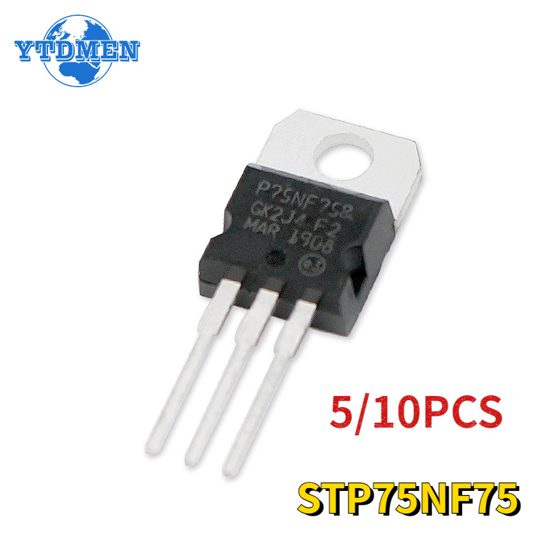 5/10PCS STP75NF75 Mosfet Trans - Mosfet Transistor Set recensie en prijs